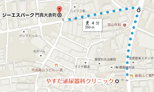 ジーエスパーク門真大倉町の場所